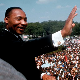 Martin Luther King, Jr. delivering his