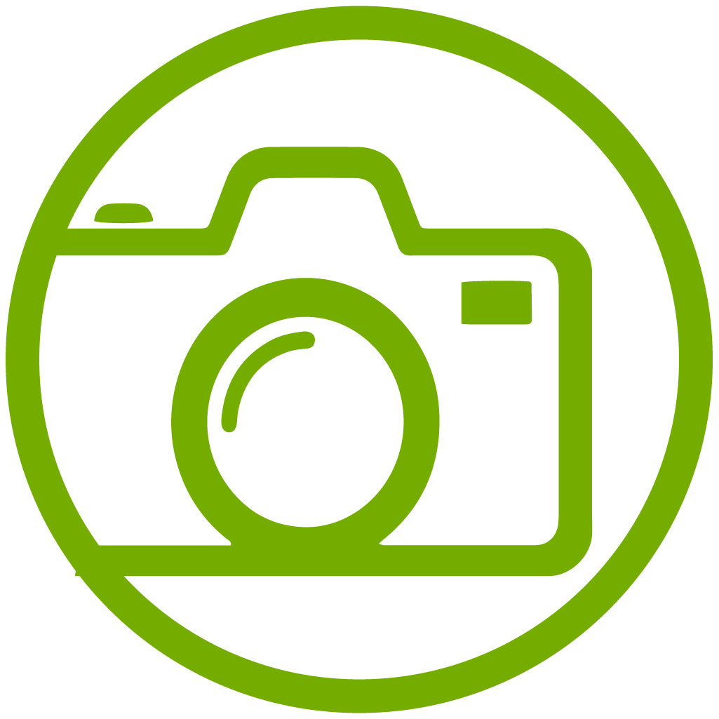 green camera icon