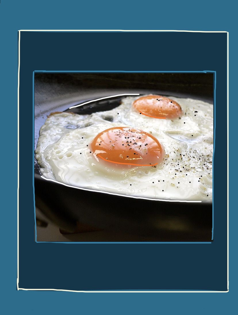 fried eggs