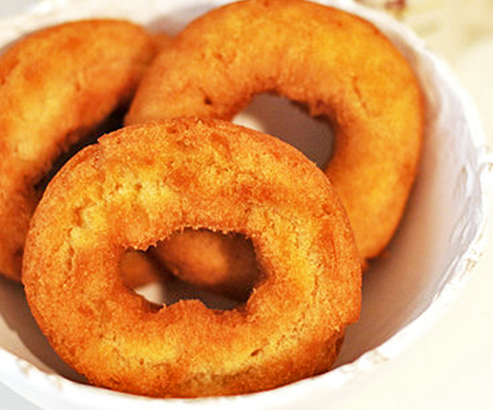 churro doughnut and coffee
