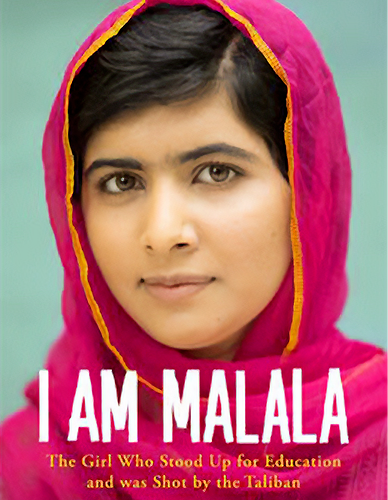 Book cover: I Am Malala by Malala Yousafzai