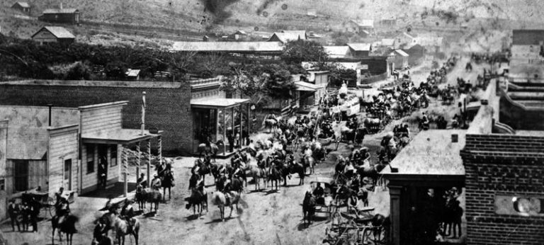 A Fourth of July parade is held in Ventura, California.
