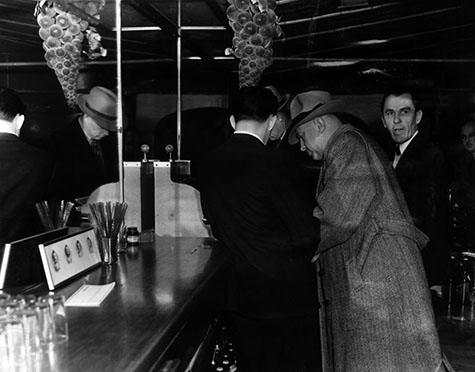 Interior view of the 7756 Club at 7566 Melrose Avenue