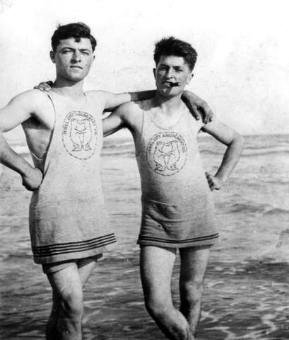 Two brothers enjoy a day in Seal Beach