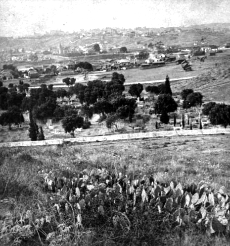Old Calvary- the early Roman Catholic cemetery that sat in the hills where Cathedral High School now exists