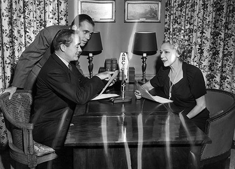 Mary Pickford and Buddy Rogers are shown here with Malcolm (Mal) Boyd