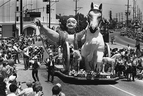 Photo shows a float from the Country Western Community 