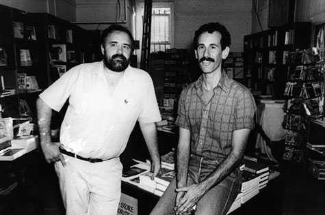 Two men in the gay bookstore, A Different Light