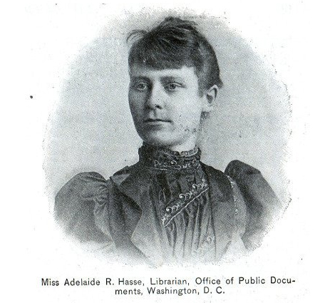 Adelaide Hasse, [ca. 1895]. U.S. Government Publishing Office