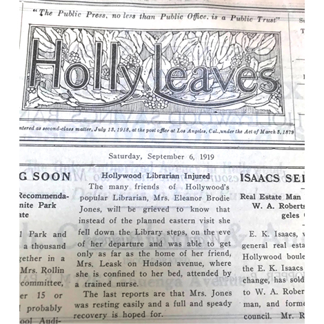  Holly Leaves, September 6, 1919