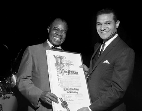 Louie Armstrong and Billy Mills