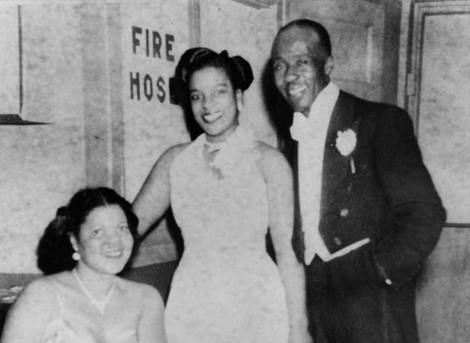 A trio gathers at the Zenda Ballroom, 1939