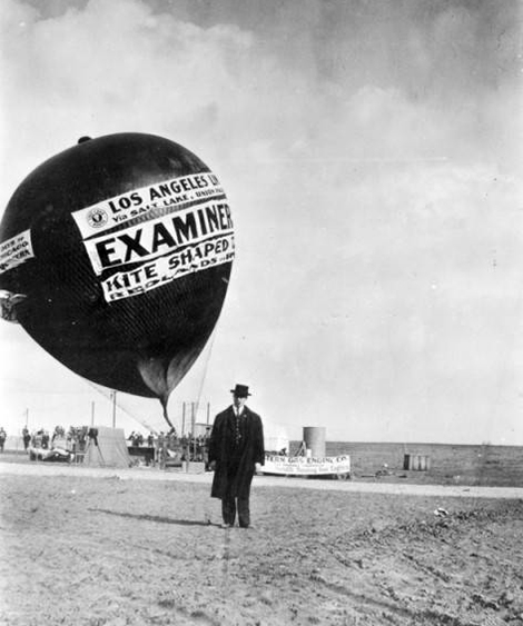 Balloon with slogans