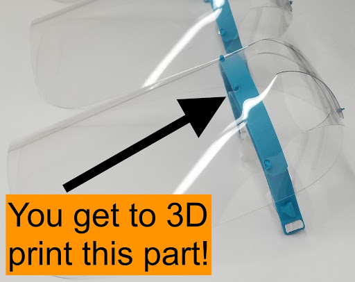 3d printed face shield