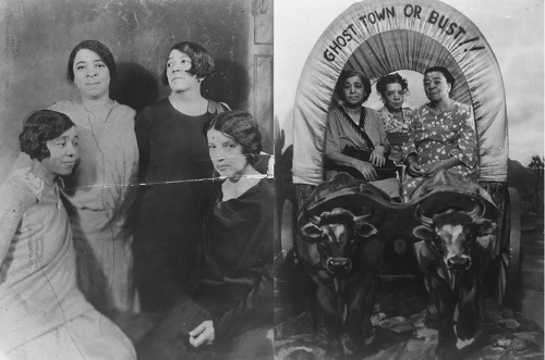 Charlotta with Friends ca. 1922