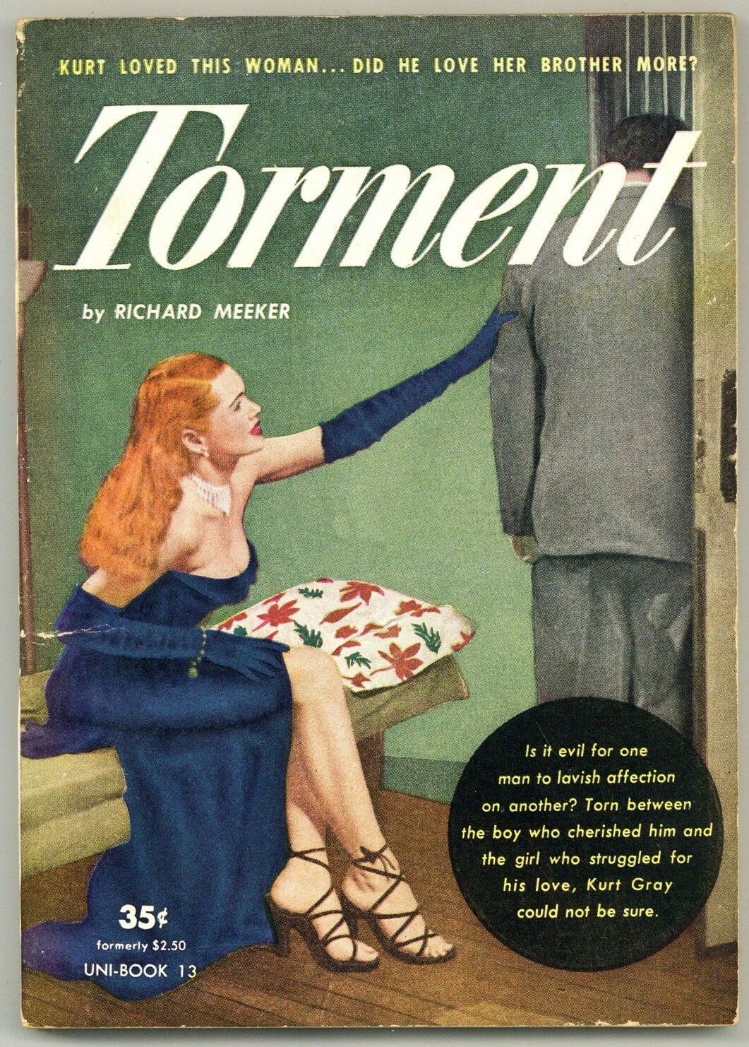 book cover for Torment from the 1950s