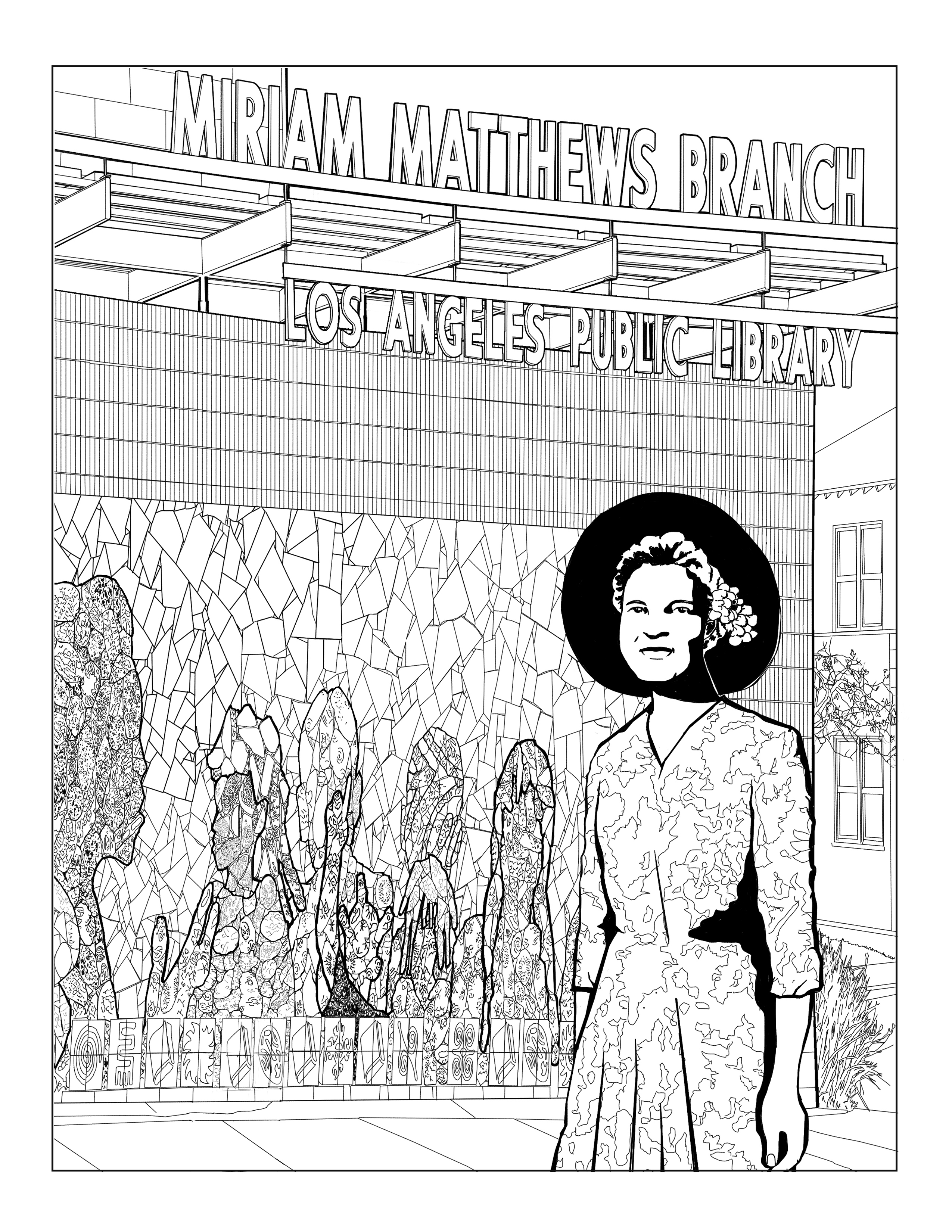 miriam matthews coloring page