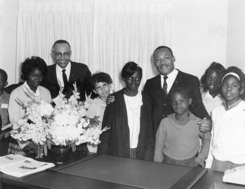 Reverends King and Kilgore with their families