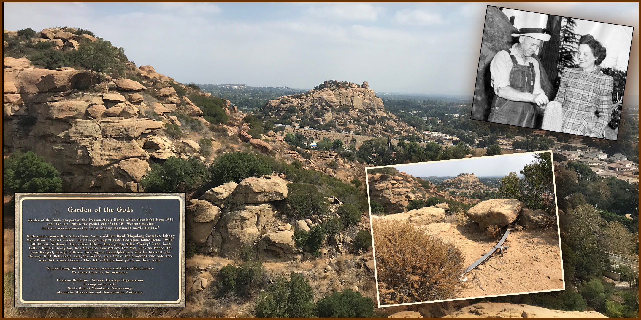 Mr. & Mrs. Joseph Iverson, dolly track in lower right hand photo 