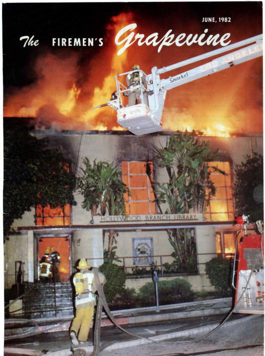 Cover of The Firemen’s Grapevine magazine