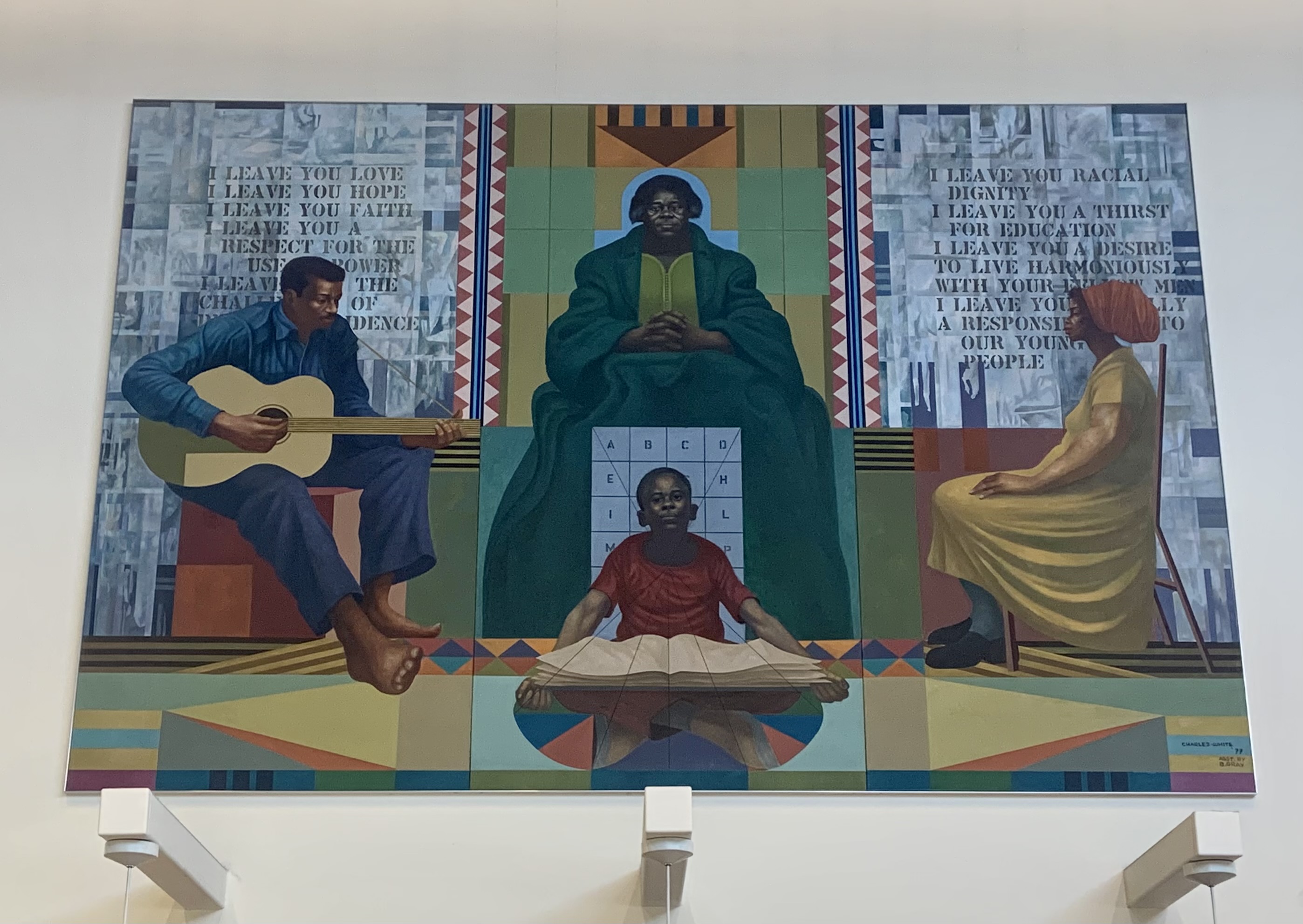 Charles White, Mary McLeod Bethune (1977)