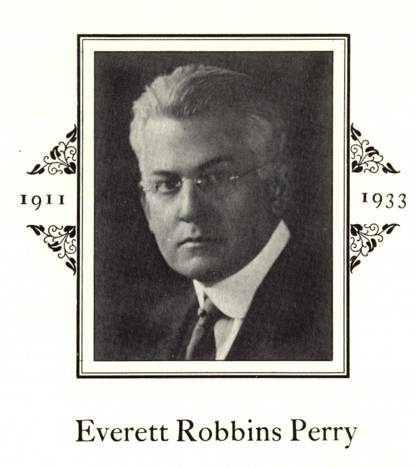 Everett Robbins Perry of the Los Angeles Public Library