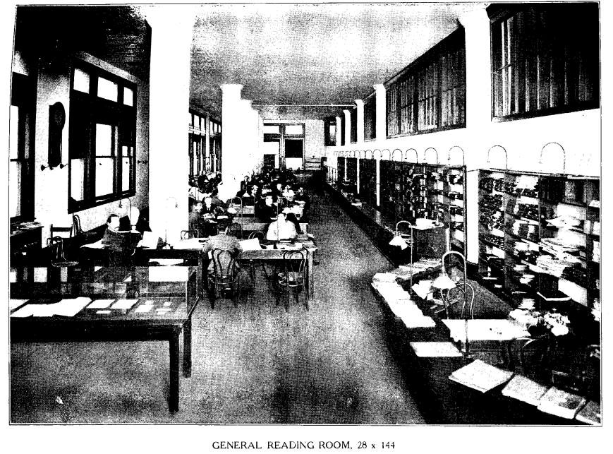 The General Reading Room of the Main Library