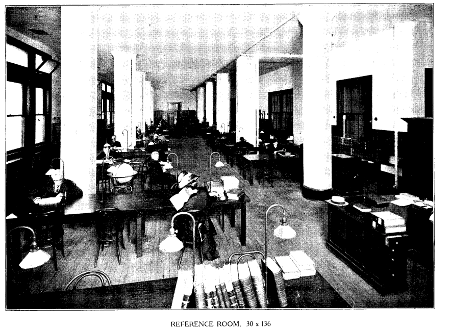 The Reference Room of the Main Library