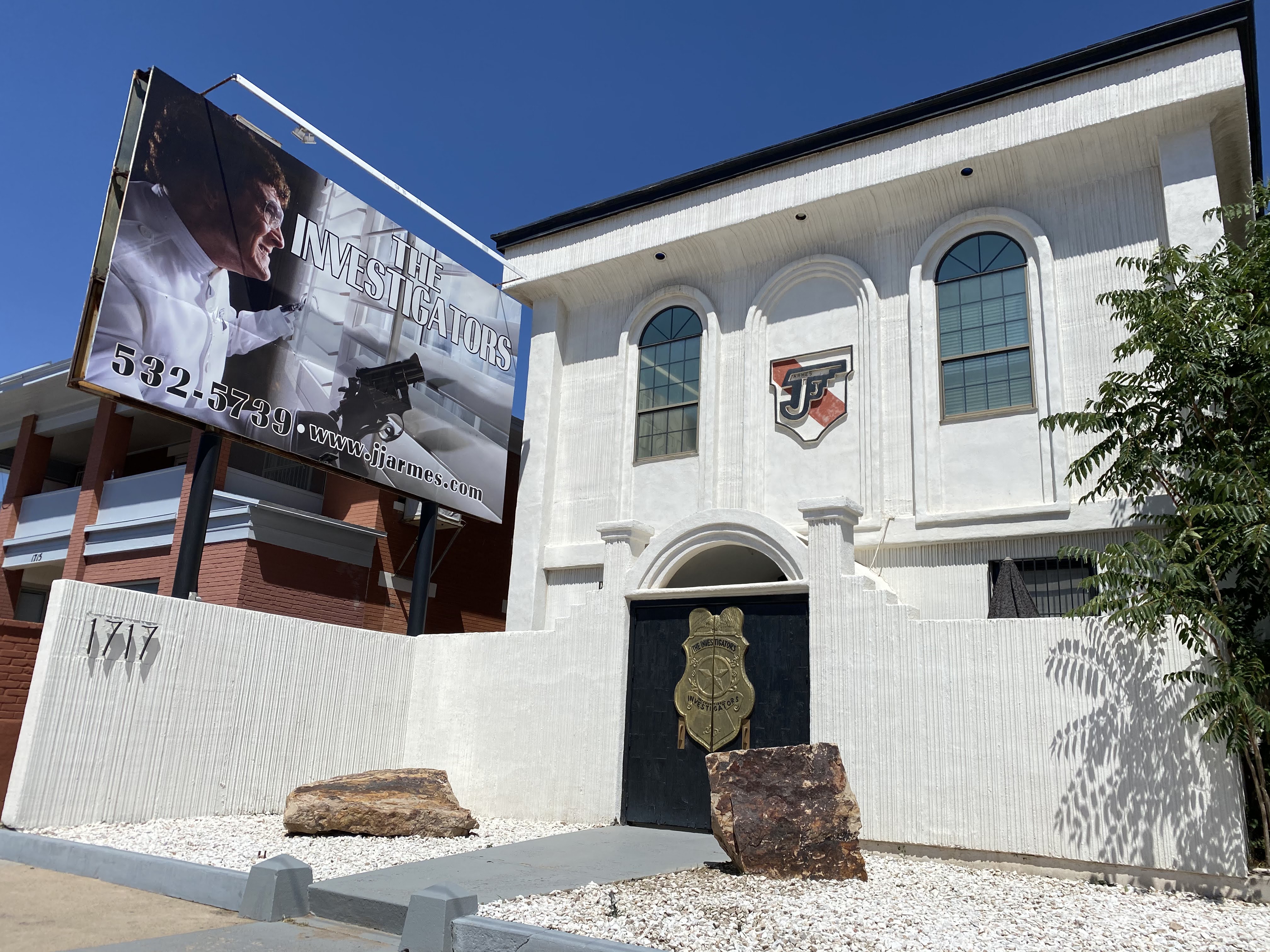 Jay J. Armes’ office on Montana Ave. in downtown El Paso