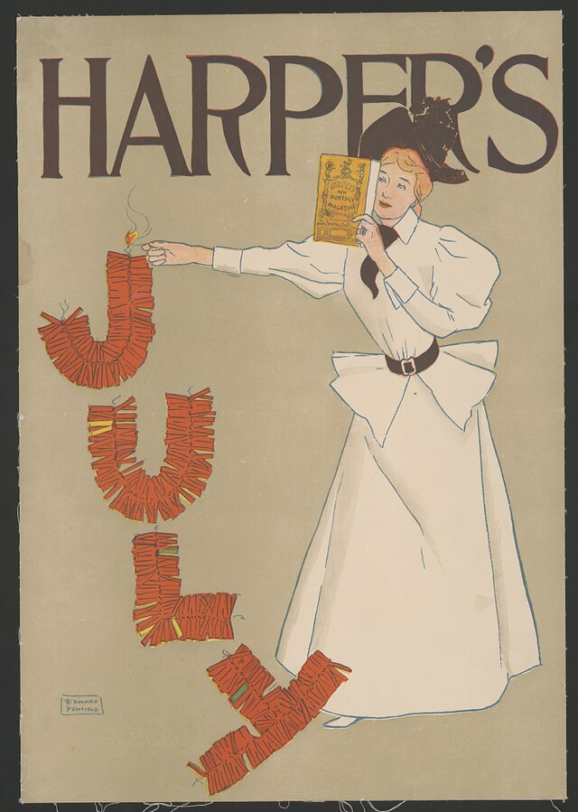 Harper’s, July 1894, Edward Penfield