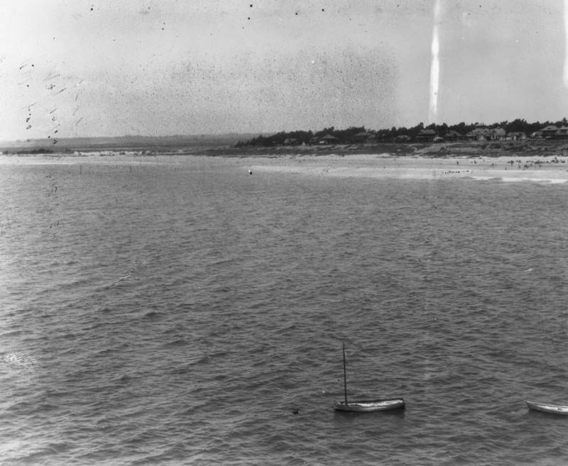 View of Long Beach from Magnolia Pier, 1889