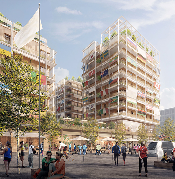 Paris 2024 Olympic Village, Le Monde