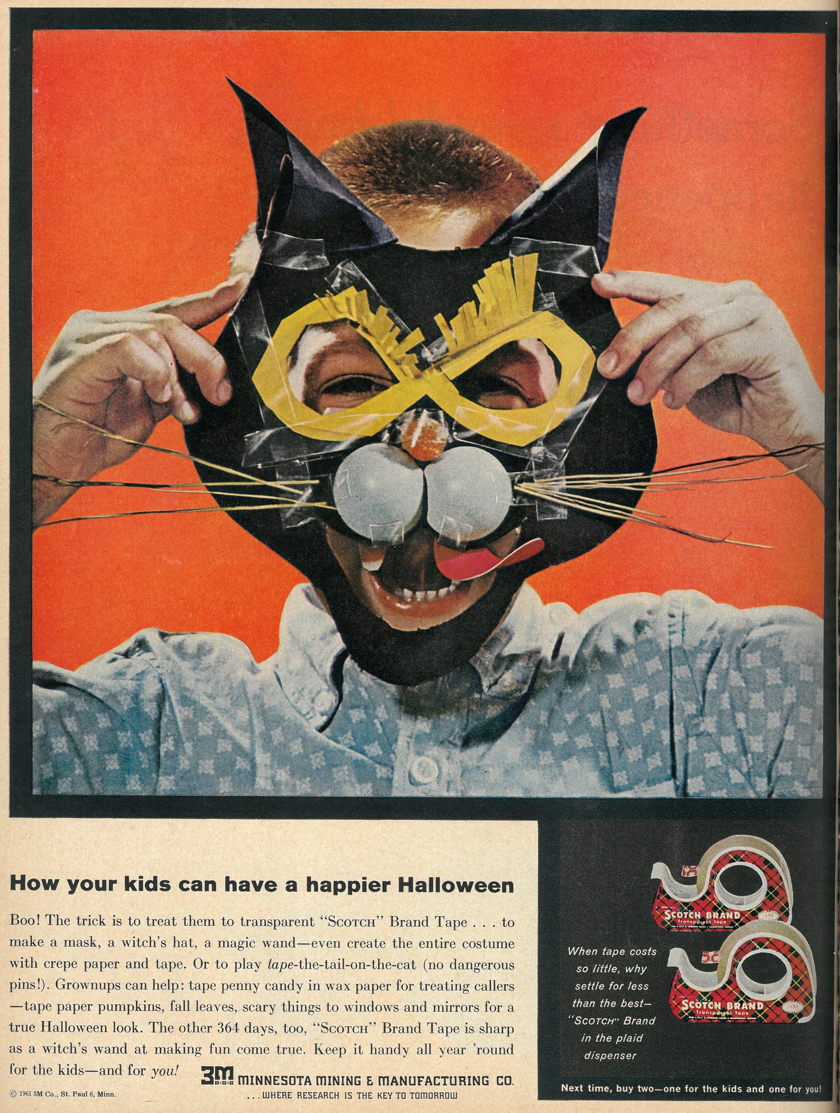 3M Co. printed advertisement, Life, October 20, 1961