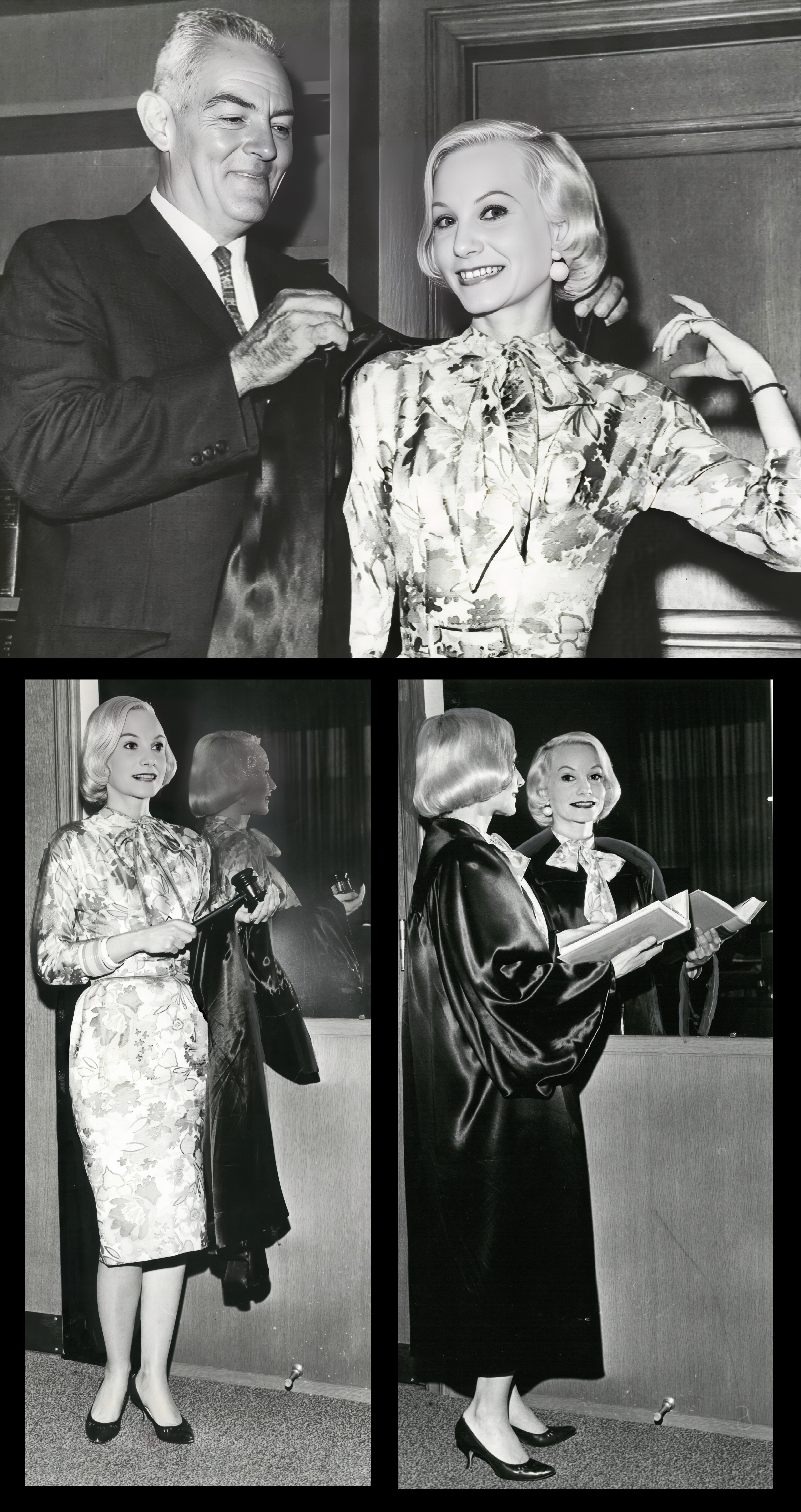 Judge Cannon performing a wedding ceremony