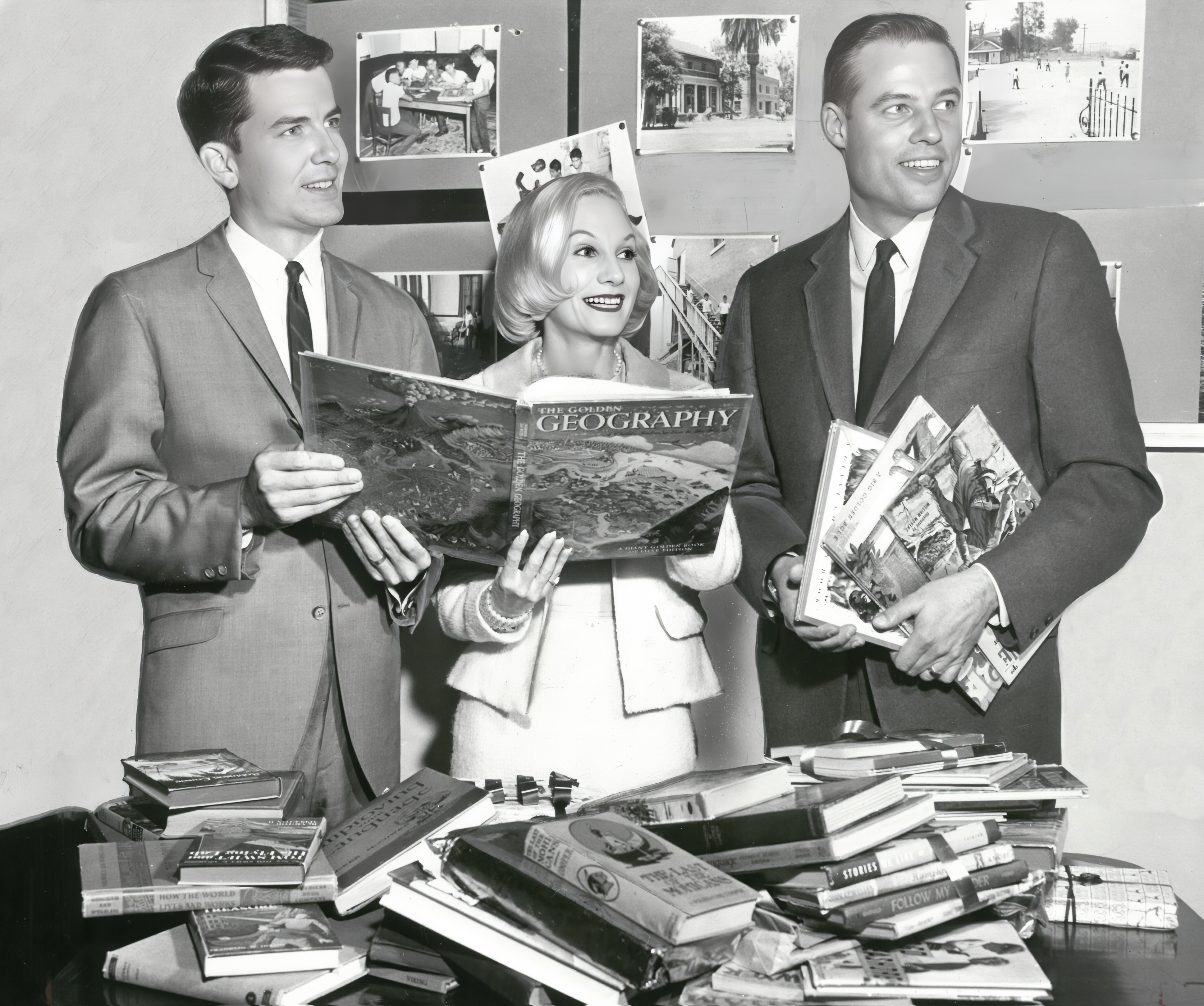 Judge Cannon with John Hedberg (left) and Robert Brown