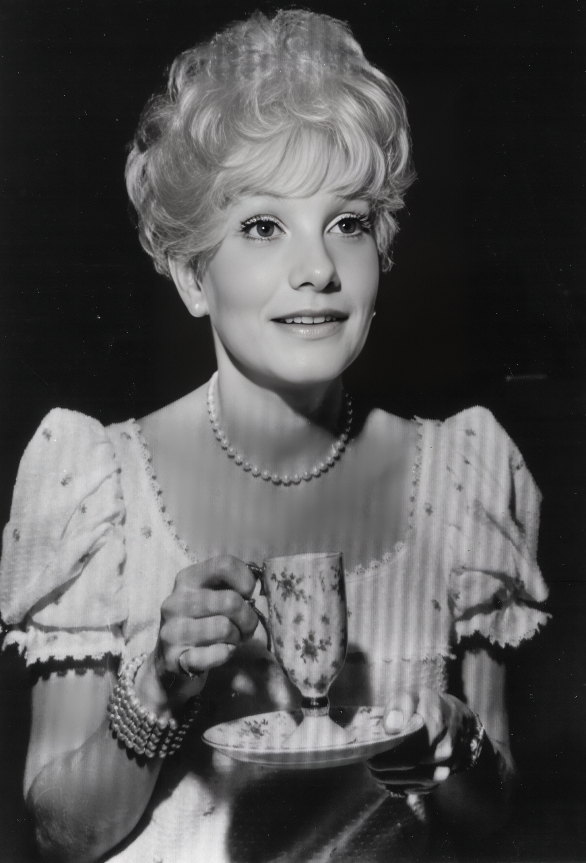 Judge Cannon enjoying tea in her chambers