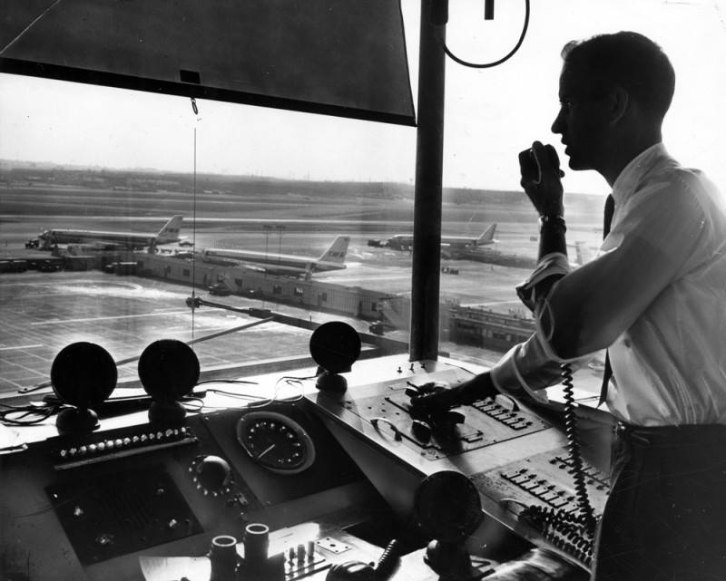 Air traffic controller at LAX
