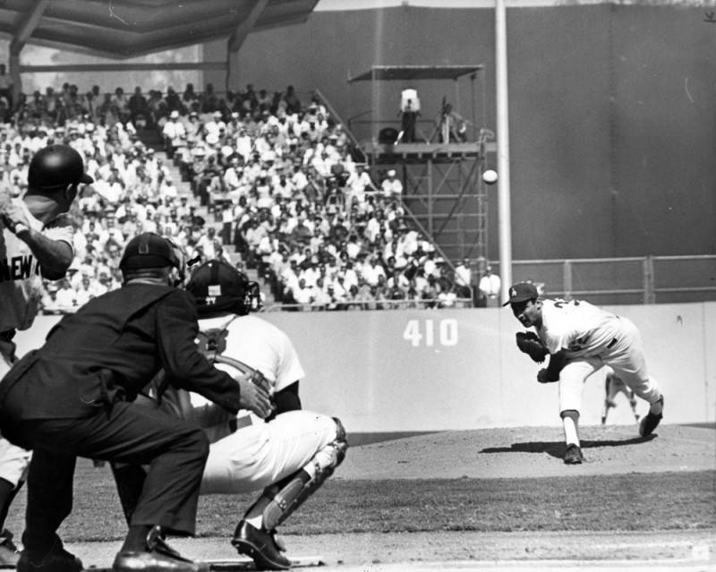 Dodger pitcher Sandy Koufax