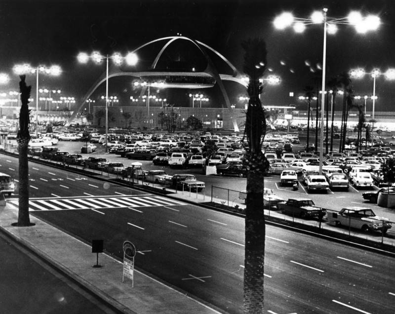 LAX Airport at night