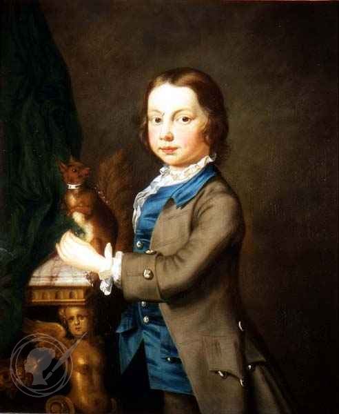Portrait of a Boy with a Pet Squirrel, Joseph Highmore