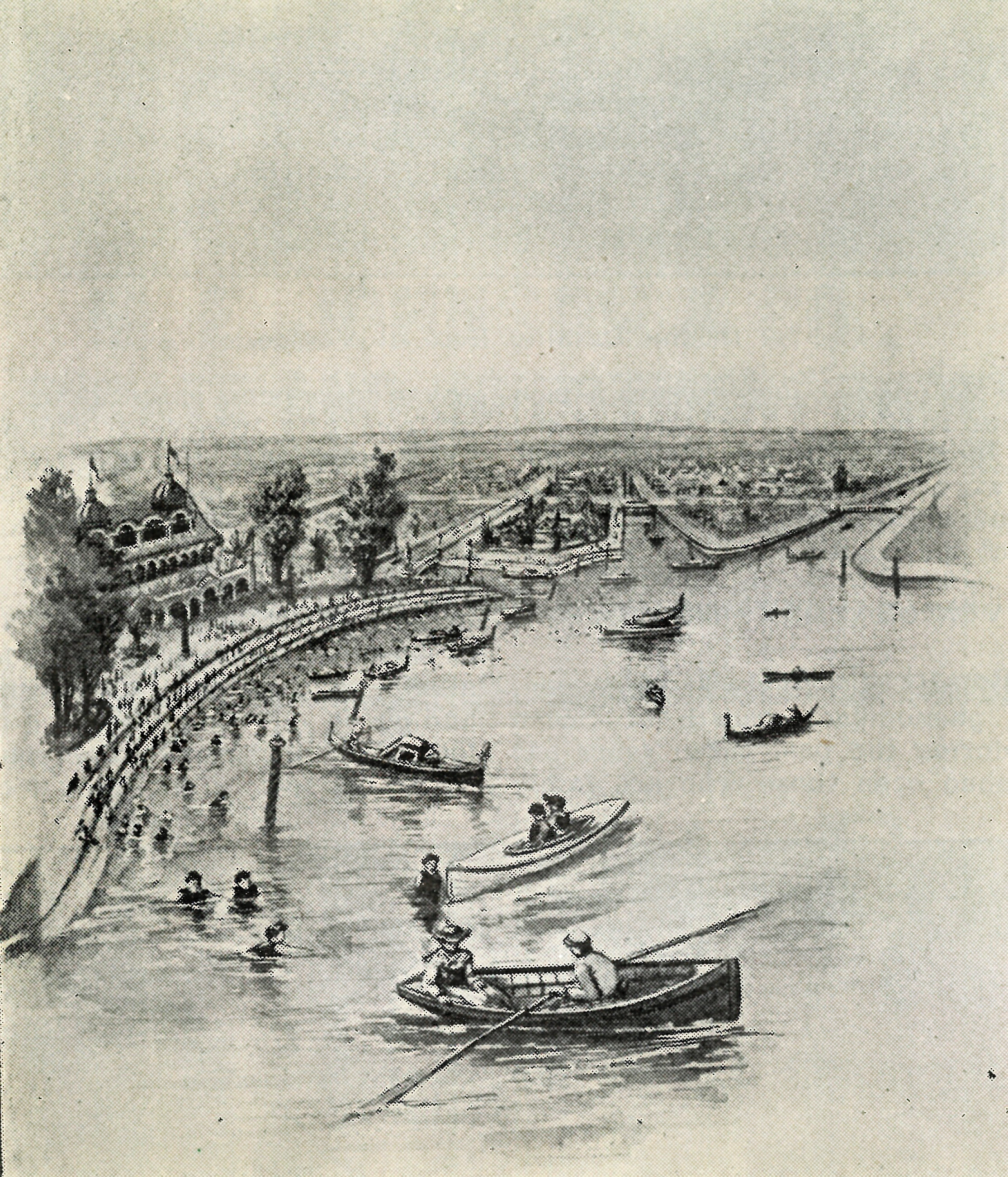 Conceptual drawing for Venice of America