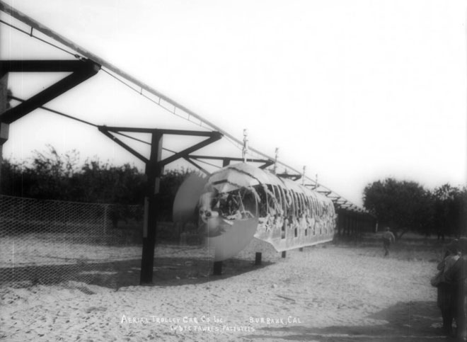 photo of prototype of trolley