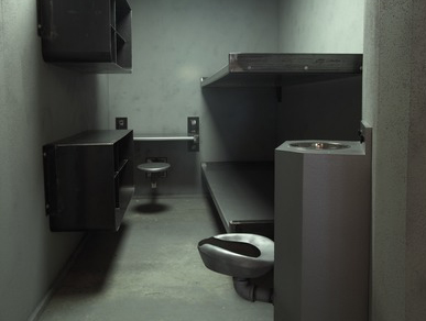 Replica of prison cell